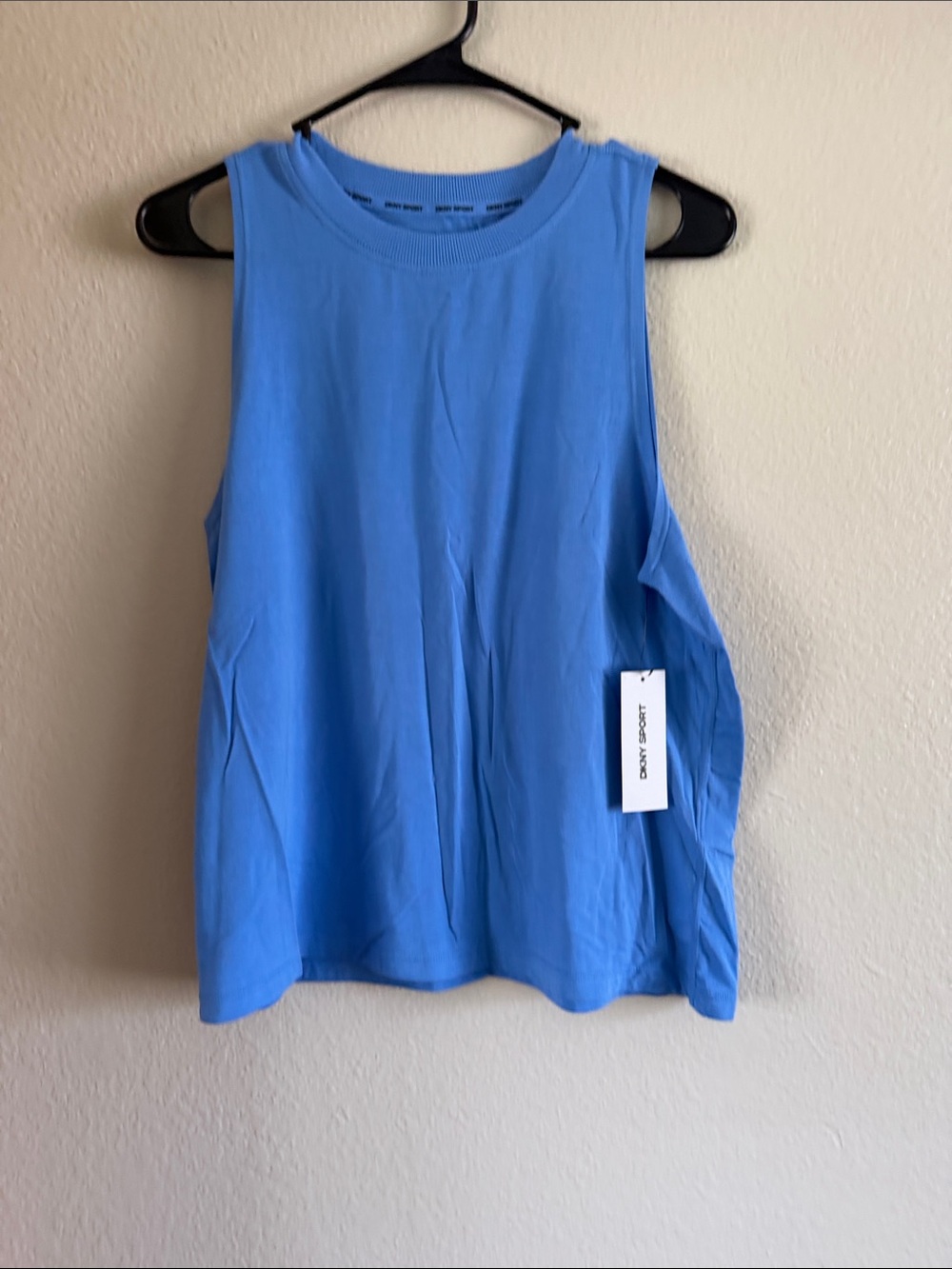 DKNY Sky Blue Muscle Tank Top